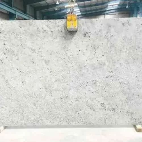 Colonial White granite — full slab